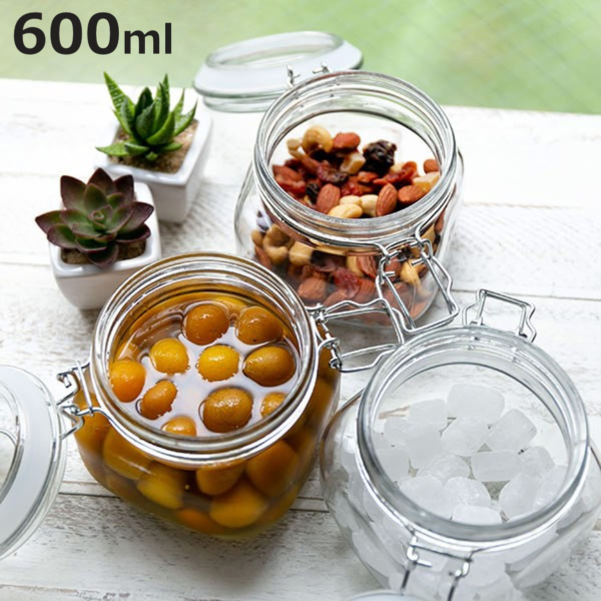 �ۑ��e�� 600ml �K���X�� �p�b�L���t�� ���K���X�e��