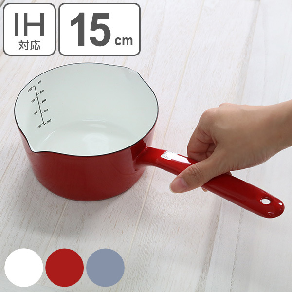 �~���N�p�� 15cm IH�Ή� �z�[���[ �v�ʖڐ���t�� �v�`�N�b�N