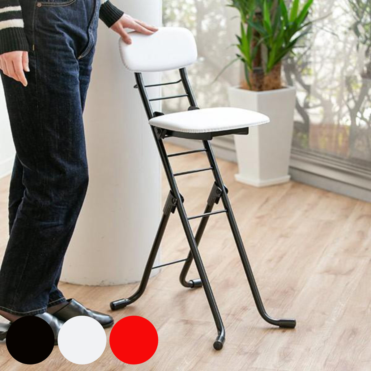 �܂肽���݈֎q �������� 6�i�K���� �����B�`�F�A �N�b�V�����^�C�v �X�`�[�� �u���b�N�t���[��