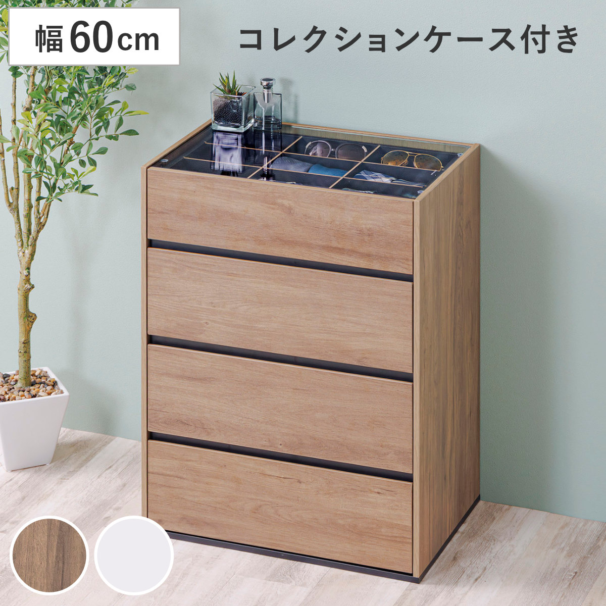 �`�F�X�g ��60cm �K���X�V�� �����o��3�i �ؖڒ� �R���N�V�����P�[�X