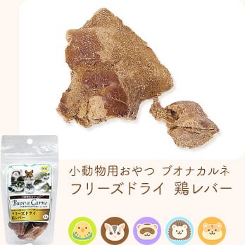 　小動物用おやつ ブオナカルネ フリーズドライ 鶏レバー