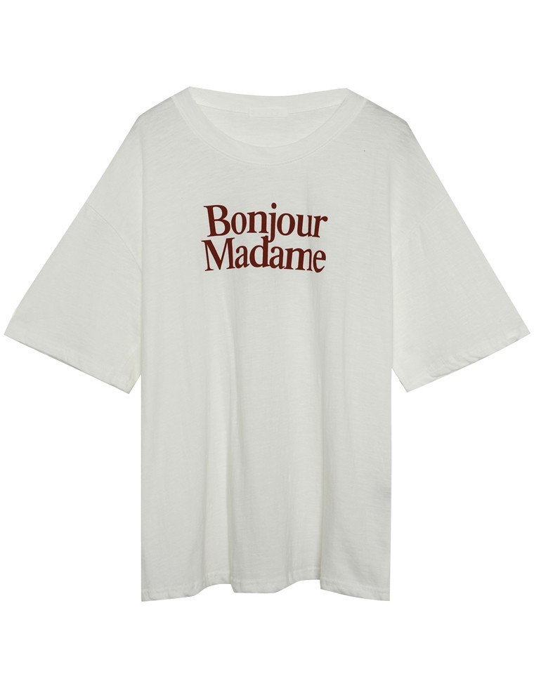 Bonjiour Madame Tシャツ