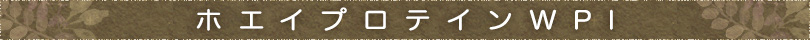 ホエイプロテインWPI