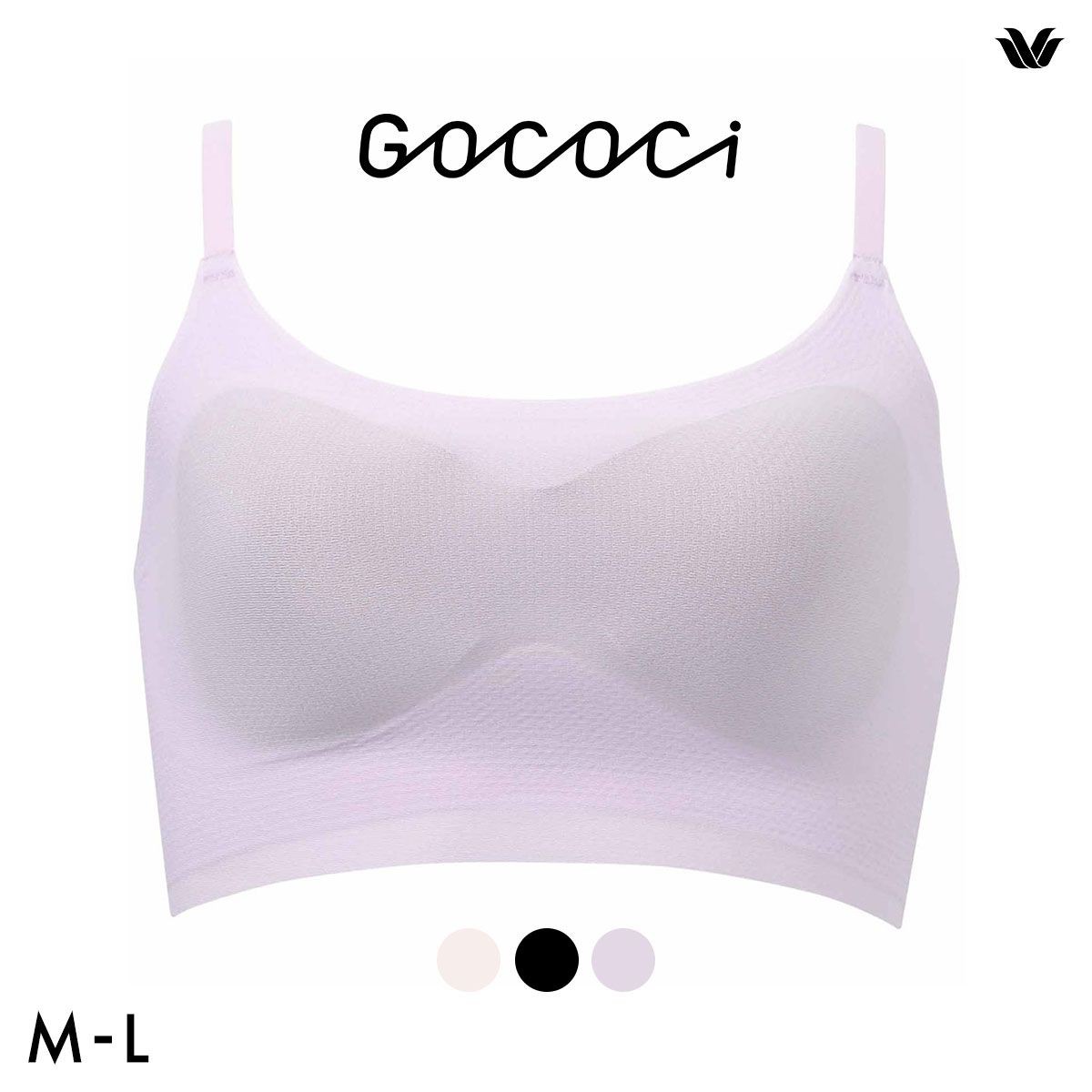 ワコール Wacoal 涼感ゴコチ GOCOCi 涼感 CGG271 ラクに美胸キープ シームレス　ノンワイヤーブラ ストラップタイプ ML