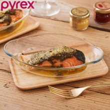 グラタン皿 19.5cm Pyrex パイレックス 耐熱ガラス 耐熱皿 食器 洋食器