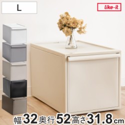 収納ケース 引き出し L 幅32×奥行52×高さ31.8cm クローゼットシステム