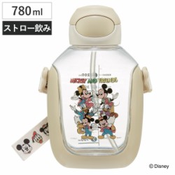 水筒 780ml ワンプッシュストローボトル ミッキー＆フレンズ