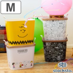 バスケット バケット M 25L PEANUTS スヌーピー かご 収納 おもちゃ
