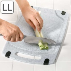まな板 LLサイズ 44×27.5cm ラバー＆スロープまな板 抗菌 食洗機対応