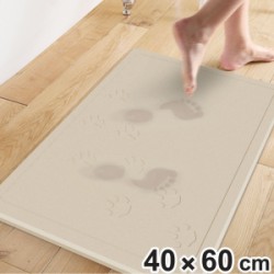 珪藻土バスマット さらっと快適足さら珪藻土バスマット キャットタイプ 40×60cm