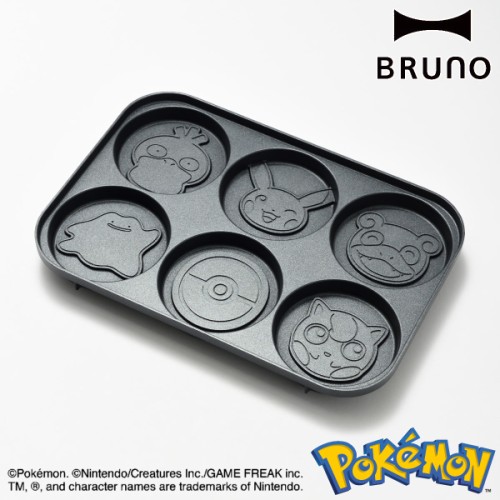 BRUNO コンパクトホットプレート用 パンケーキプレート POKEMON