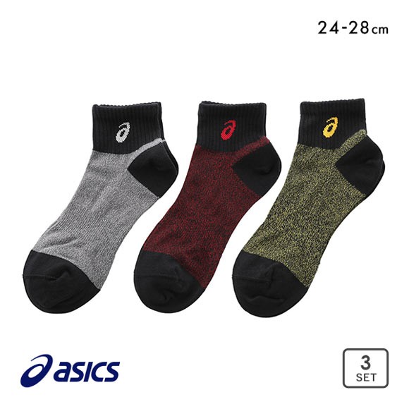 3足組 メンズ 靴下 10％OFF アシックス ASICS TOUGH HARD