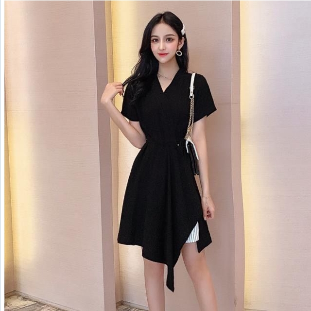 バックリボン ワンピース バックリボンが可愛いチェック柄膝丈ワンピース ノースリーブ 韓国ファッション の通販はau Pay マーケット ベースキャンプ