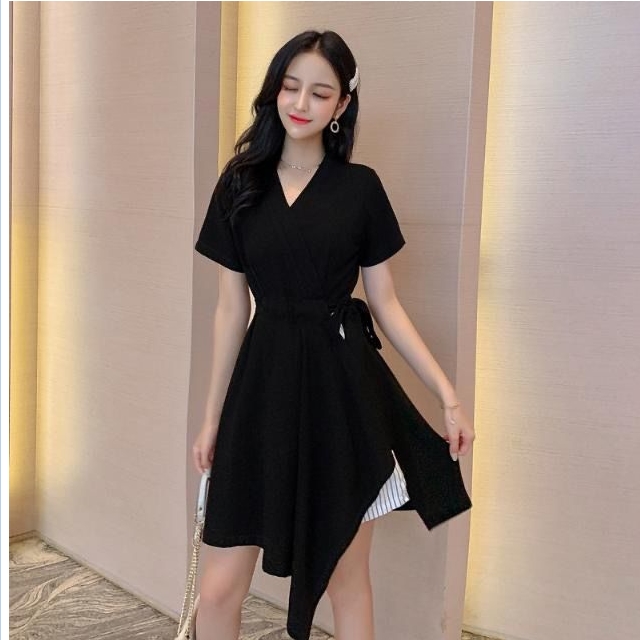 バックリボン ワンピース バックリボンが可愛いチェック柄膝丈ワンピース ノースリーブ 韓国ファッション の通販はau Pay マーケット ベースキャンプ