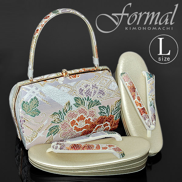 礼装用 フォーマル草履バッグセット 付け下げ