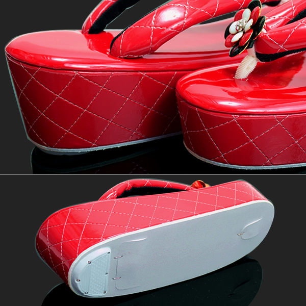 ステッチ草履 振袖草履 成人式、結婚式の振袖に