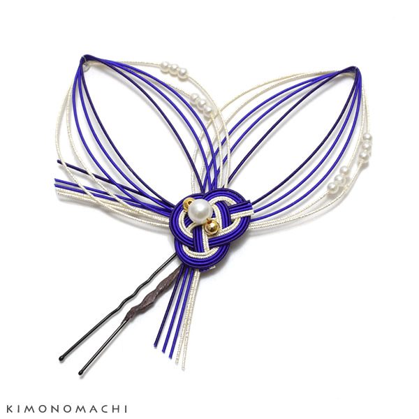 髪飾り 成人式、卒業式に Uピン髪飾り