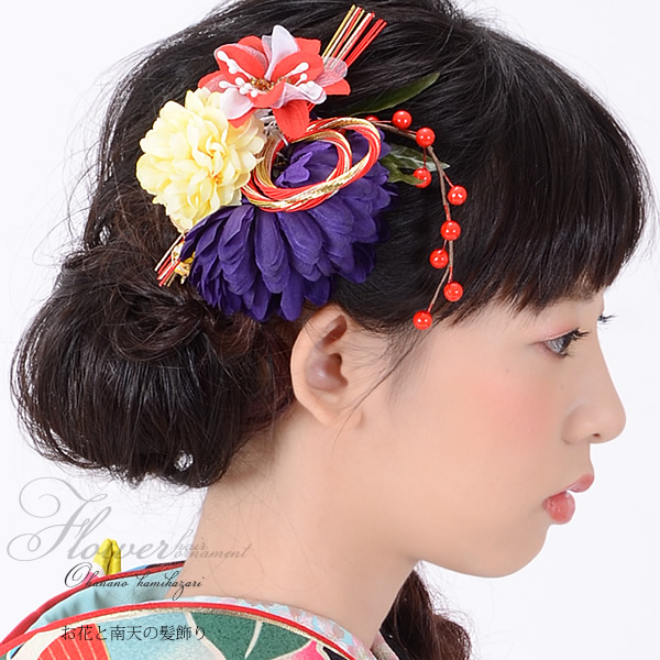 髪飾り コーム髪飾り お花髪飾り