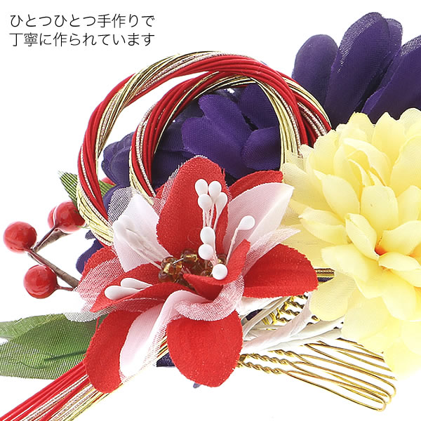 髪飾り コーム髪飾り お花髪飾り