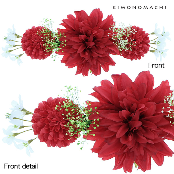 お花髪飾り お花カチューシャ コーム髪飾り