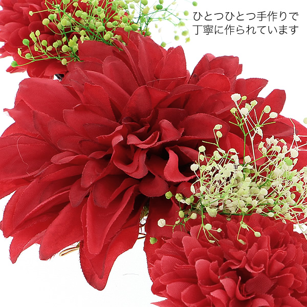 お花髪飾り お花カチューシャ コーム髪飾り