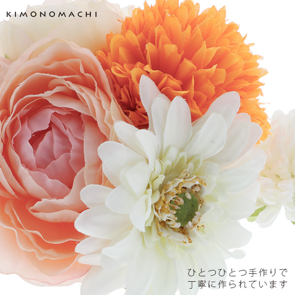 髪飾り2点セット コーム髪飾り お花髪飾り