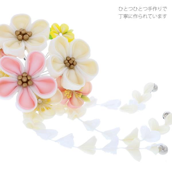 髪飾り 花かんざし 前撮り、成人式、結婚式の振袖に