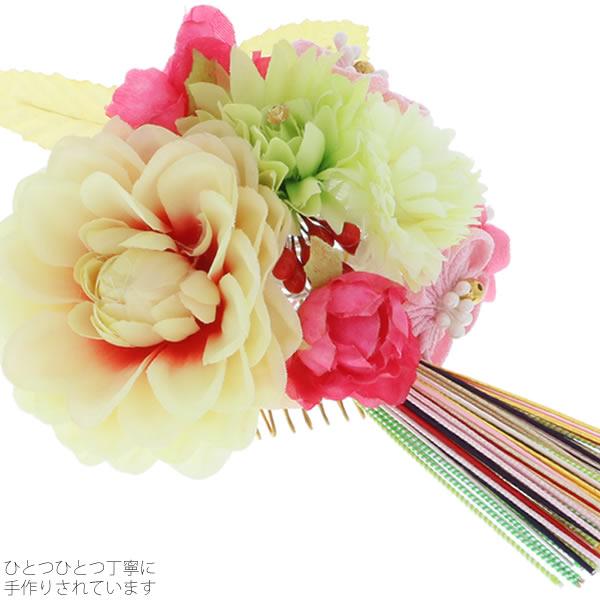 髪飾り コーム髪飾り お花髪飾り