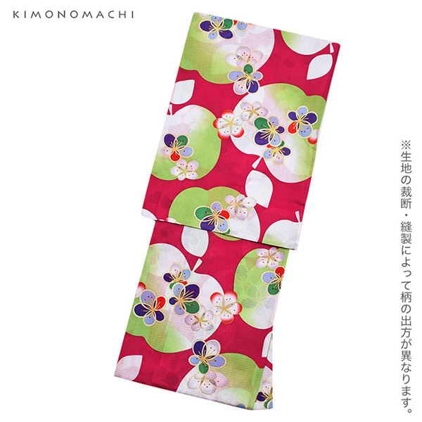 浴衣単品 綿浴衣 S、フリー、TL、LL