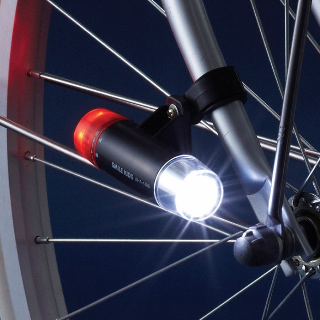 自転車 ライト 前後ダブルライト LEDライト LED ヘッドライト