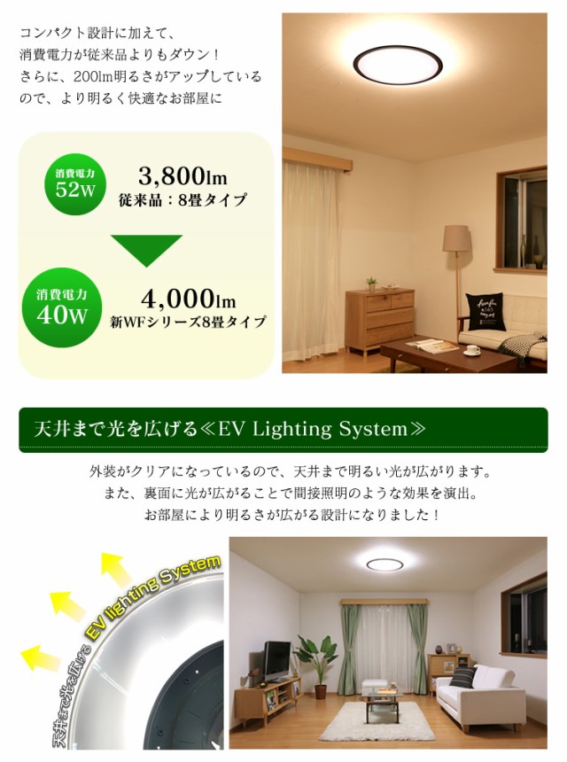 1,000円ｵﾌｸｰﾎﾟﾝ有り／ シーリングライト 8畳 LEDシーリングライト 調色