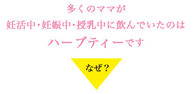 ママが飲むのはハーブティー