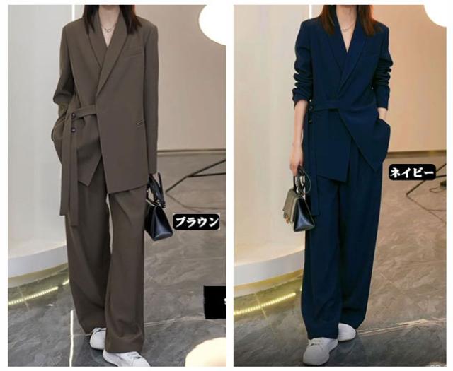 大きいサイズ スーツ パンツスーツ セットアップ リクルートスーツ