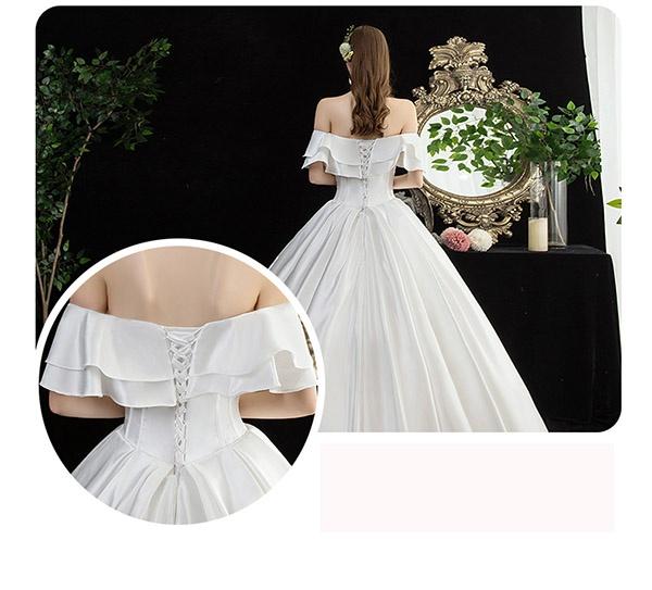 ウェディングドレス 8点セット 白ドレス プリンセスドレス 花嫁 結婚式