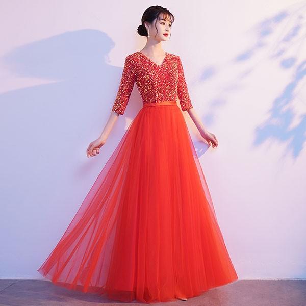 送料無料】ドレス 大人 ピアノ 発表会 ロングドレス 演奏会 結婚式