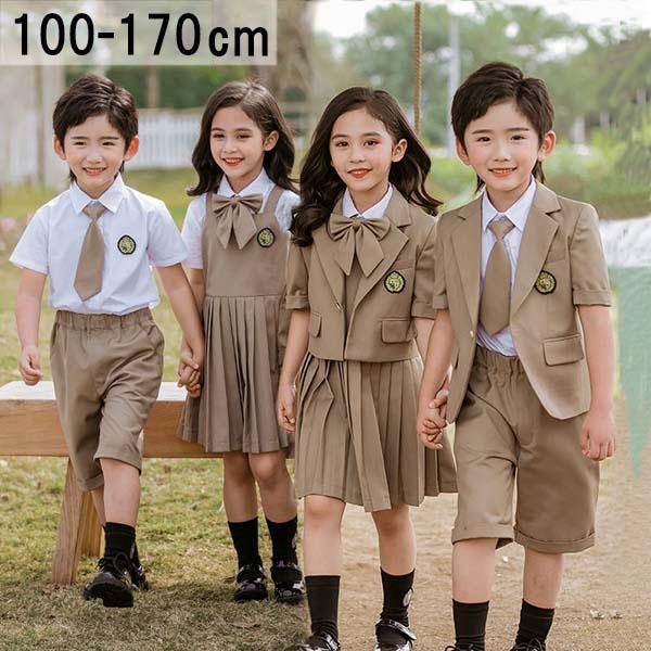 再入荷 子供制服 学生服 幼稚園 小学生 女の子 男の子 スクール服 春 夏 ワンピース 半袖 キッズ スーツ フォーマル 子供スーツ 可愛い 子供服 先着特典2種付き キッズベビー マタニティ ジュニア Com