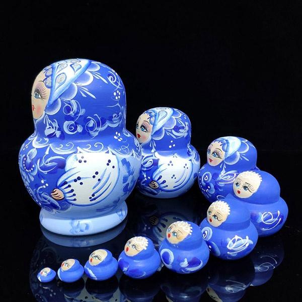 マトリョーシカ ロシア 人形 民芸品 土産物 手作り人形 手描き