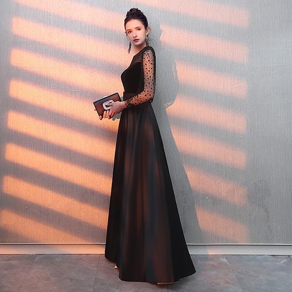 Amazon.co.jp: [TRVELBETT] ロングドレス 母親 結婚式 ワンピース