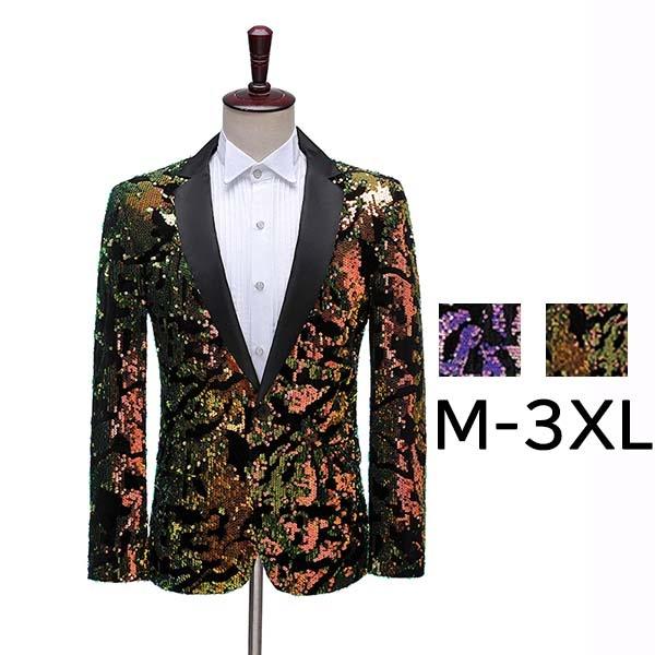 公式ストア ジャケット 単品 ステージ衣装 メンズ 演出服 スパンコール キラキラ パープル 個性的 カラオケ 大会 ダンス 衣装 王子様 貴公子 大人 想像を超えての Carlavista Com
