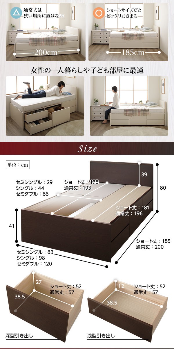 新品正規品 送料無料 ナチュラル 日本製 ポケットコイルの通販はau PAY マーケット - イーグルアイau Wowma!店| 組立設置サービス フラットヘッドボード 頑丈ボックス収納 ベッド ショート丈 セミシングル 在庫あ格安