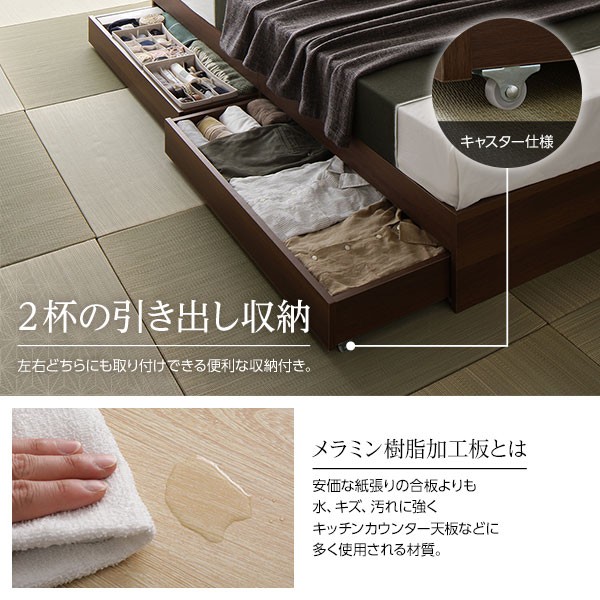 驚きの破格値SALE 送料無料 和 モダン ブラウン ワイドキング220(S+SD) の通販はau PAY マーケット - イーグルアイau Wowma!店|商品 ベッド 収納付き 連結 引き出し付き キャスター付き 木製 ヘッドレス シンプル 品質保証HOT
