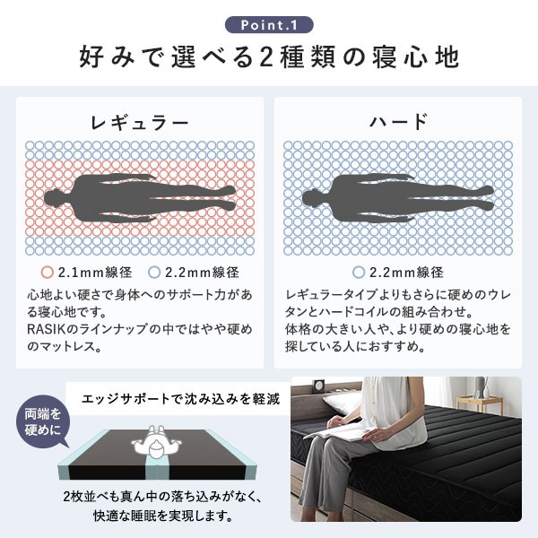 限定SALE格安 送料無料 ベッド 収納付き 引き出し付き 木製 棚付き 宮付き コンセント付き シンプル 和 モダン ナチュラル シングル ポケットコイルマの通販はau PAY マーケット - イーグルアイau Wowma!店| 特価格安