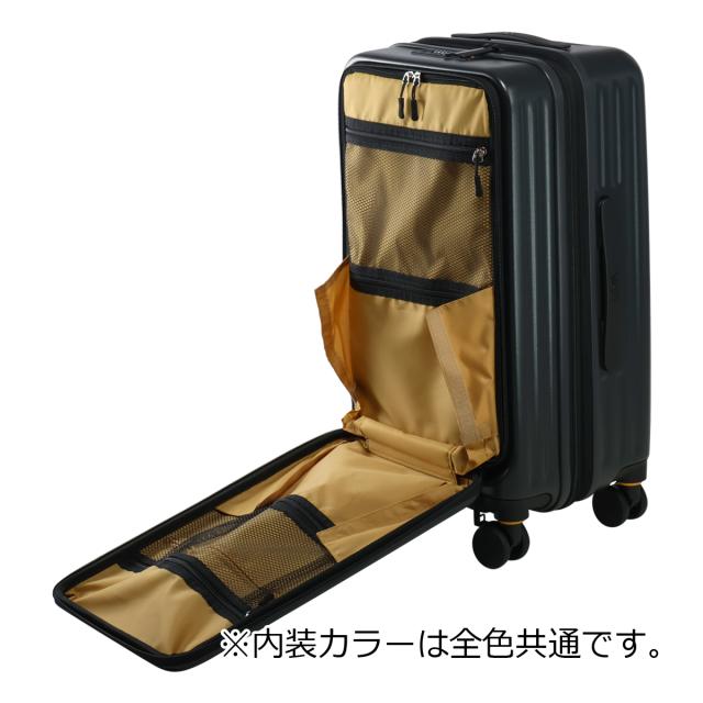 5LAKES＆MT スーツケース 54L 62cm 4.1kg フロントオープン 310-4011 C GEAR ファイブレイクスアンドエムティー TSAロック搭載 拡張 エキスパンダブル アウトドア ドリンクホルダー クリスマス_mp