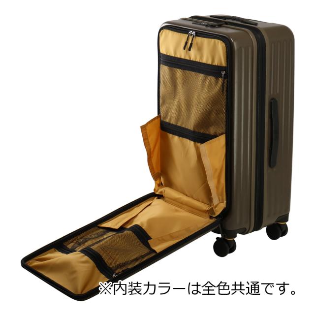 5LAKES＆MT スーツケース 75L 70cm 4.9kg  フロントオープン310-4012 C GEAR ファイブレイクスアンドエムティー TSAロック搭載 拡張 エキスパンダブル アウトドア ドリンクホルダー クリスマス_mp