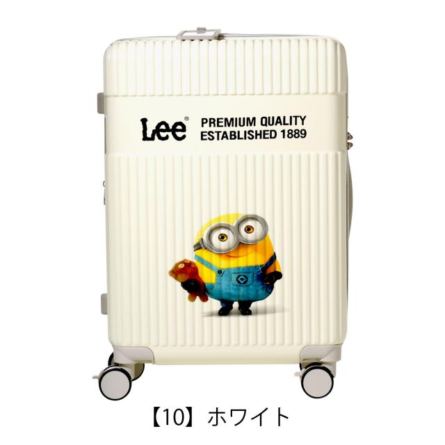 【レビュー投稿で+5％還元】Lee ミニオン スーツケース 52L 58L 62cm 3.6kg 320-30001 MINIONS リー TSAロック搭載 エキスパンダブル キャリーケース ハードキャリー ストッパー付き クリスマス_mp