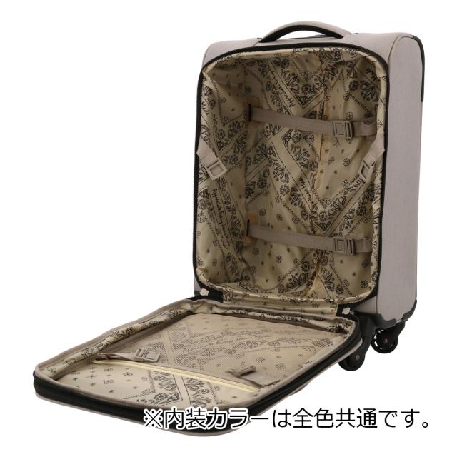 【レビュー投稿で+5％還元】Lee スーツケース 41L 47cm 2.6kg フロントオープン リー 320-9030 19インチ sonic エキスパンダブル ソフトキャリー デニム調 撥水 クリスマス_mp