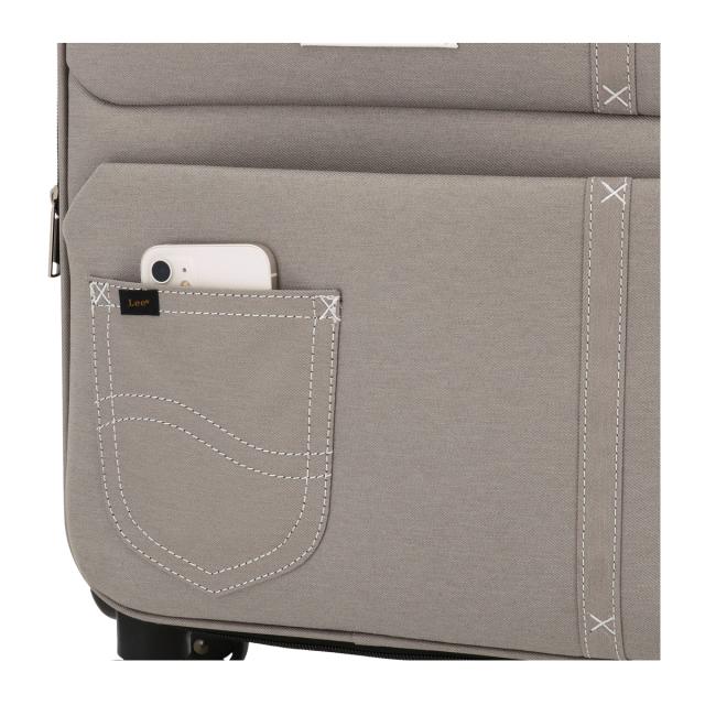 【レビュー投稿で+5％還元】Lee スーツケース 41L 47cm 2.6kg フロントオープン リー 320-9030 19インチ sonic エキスパンダブル ソフトキャリー デニム調 撥水 クリスマス_mp