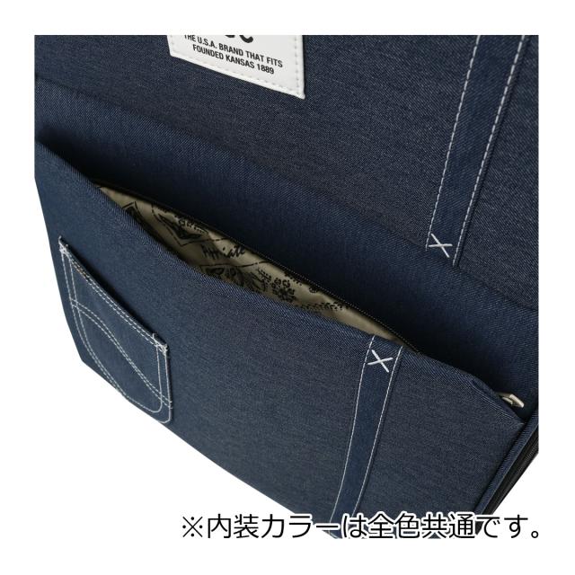 【レビュー投稿で+5％還元】Lee スーツケース 63L 68cm 3.2kg フロントオープン 320-9031 sonic 24インチ リー エキスパンダブル ソフトキャリー デニム調 撥水 拡張 クリスマス_mp