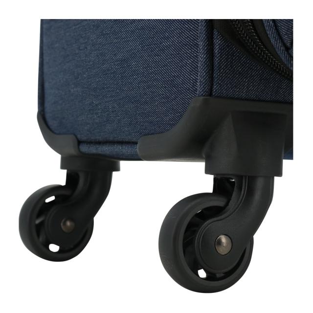 【レビュー投稿で+5％還元】Lee スーツケース 63L 68cm 3.2kg フロントオープン 320-9031 sonic 24インチ リー エキスパンダブル ソフトキャリー デニム調 撥水 拡張 クリスマス_mp