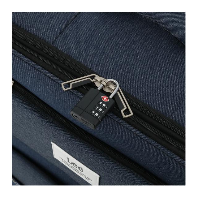【レビュー投稿で+5％還元】Lee スーツケース 63L 68cm 3.2kg フロントオープン 320-9031 sonic 24インチ リー エキスパンダブル ソフトキャリー デニム調 撥水 拡張 クリスマス_mp